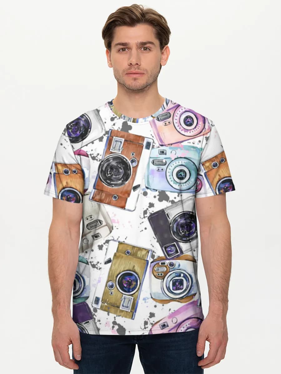 Men's basic cotton T-shirt