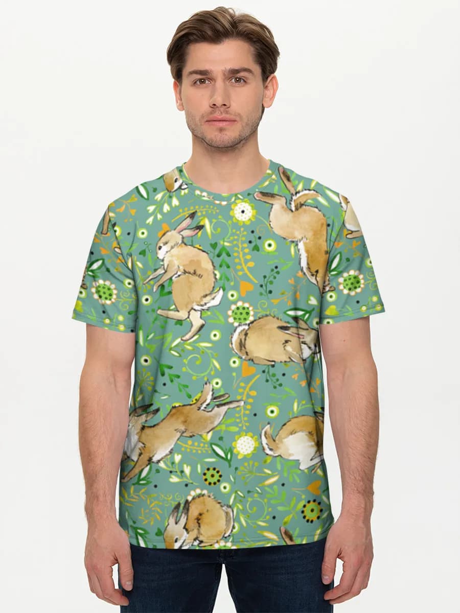Men's basic cotton T-shirt