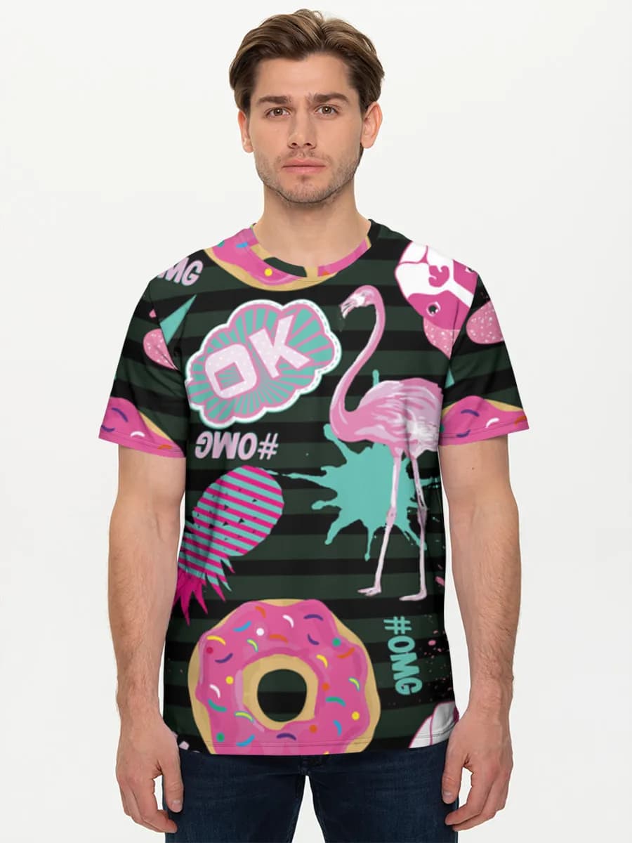Men's basic cotton T-shirt