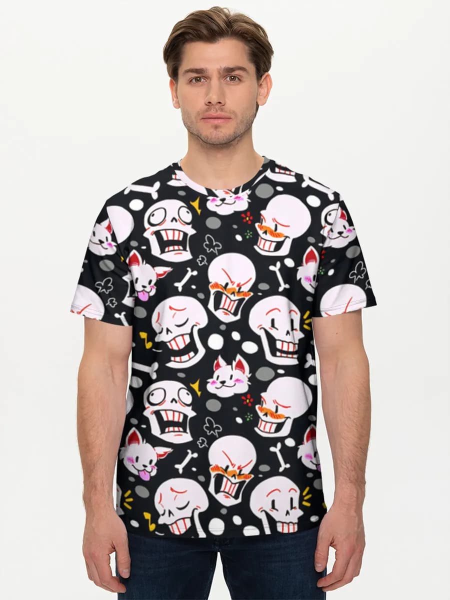 Men's basic cotton T-shirt