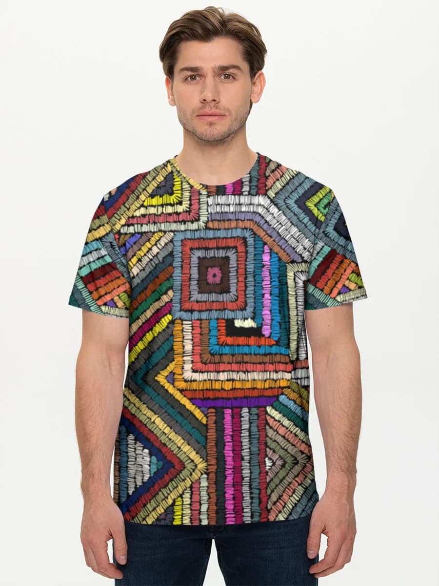 Men's basic cotton T-shirt