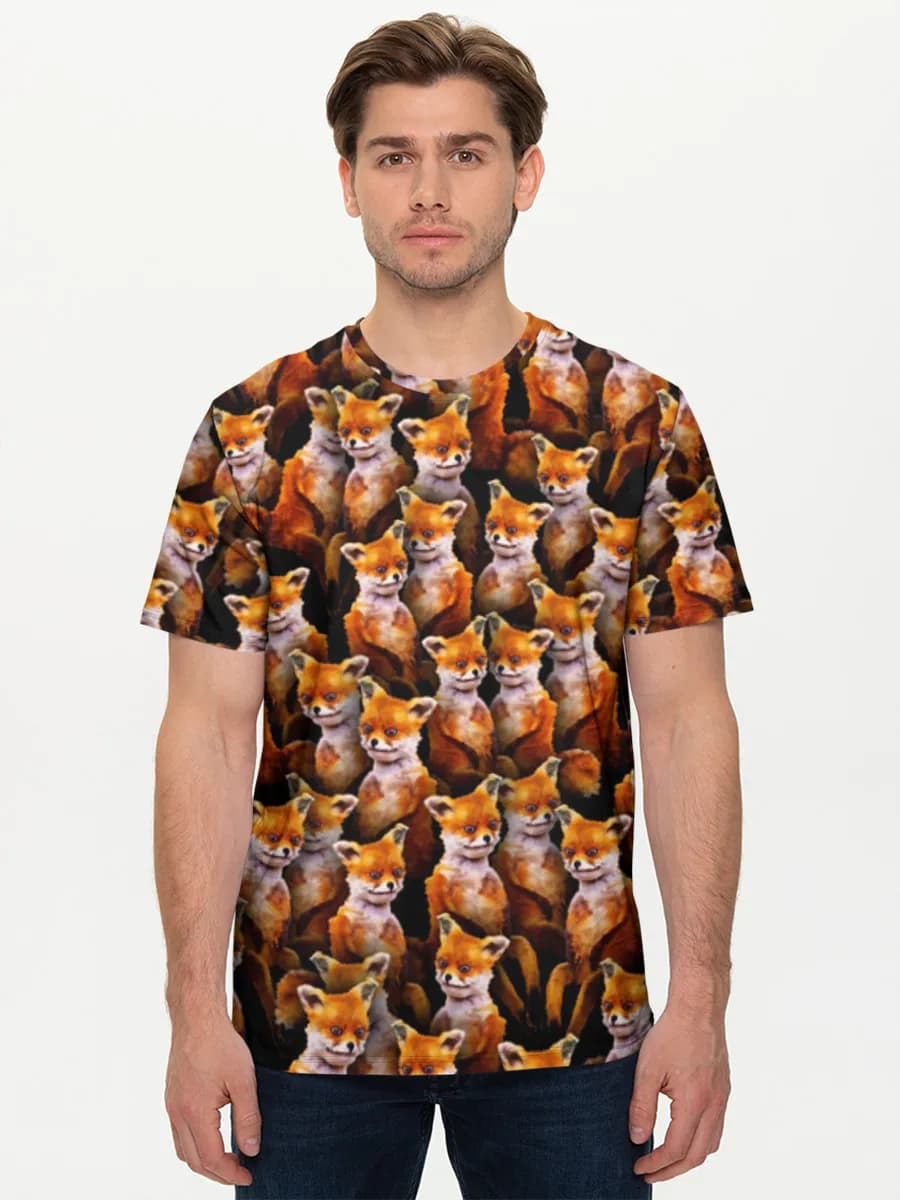 Men's basic cotton T-shirt