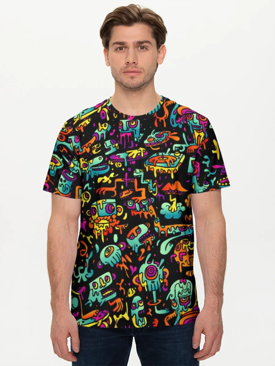 Men's basic cotton T-shirt