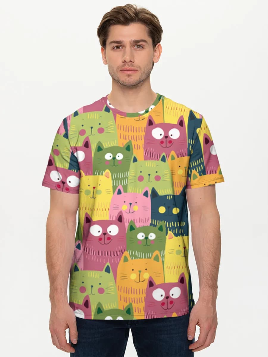 Men's basic cotton T-shirt
