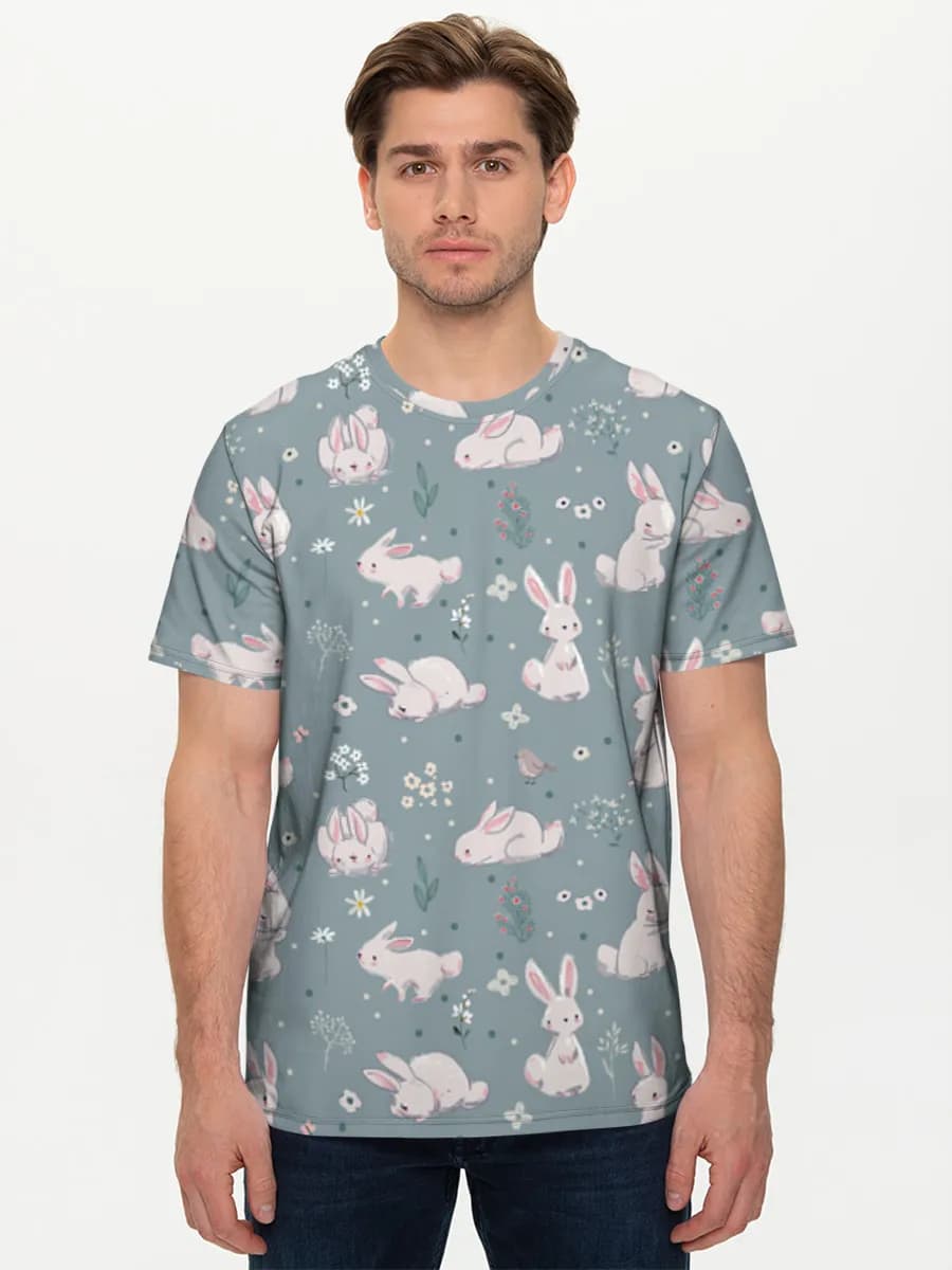 Men's basic cotton T-shirt