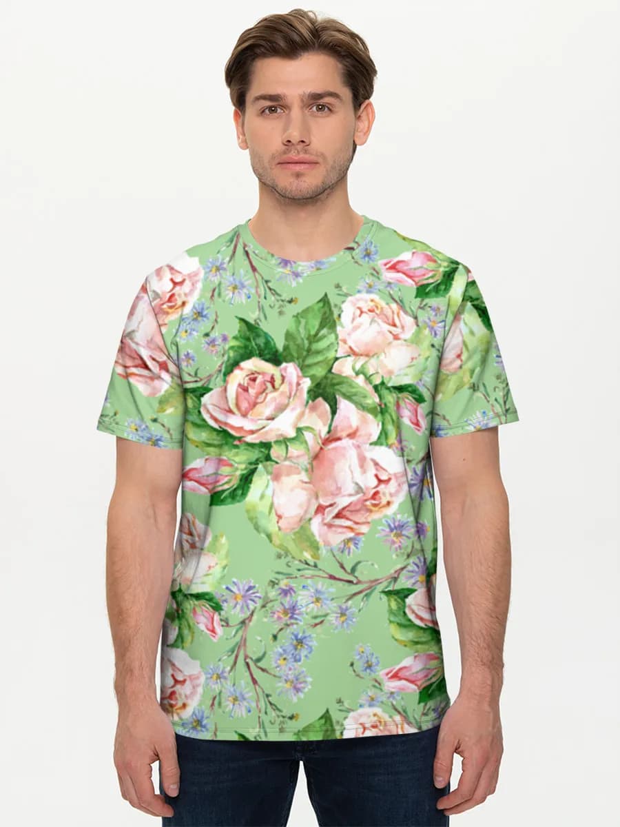Men's basic cotton T-shirt