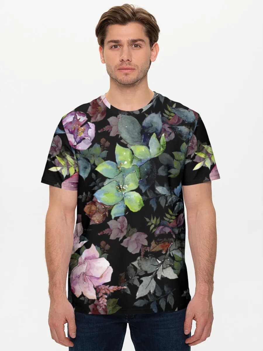 Men's basic cotton T-shirt