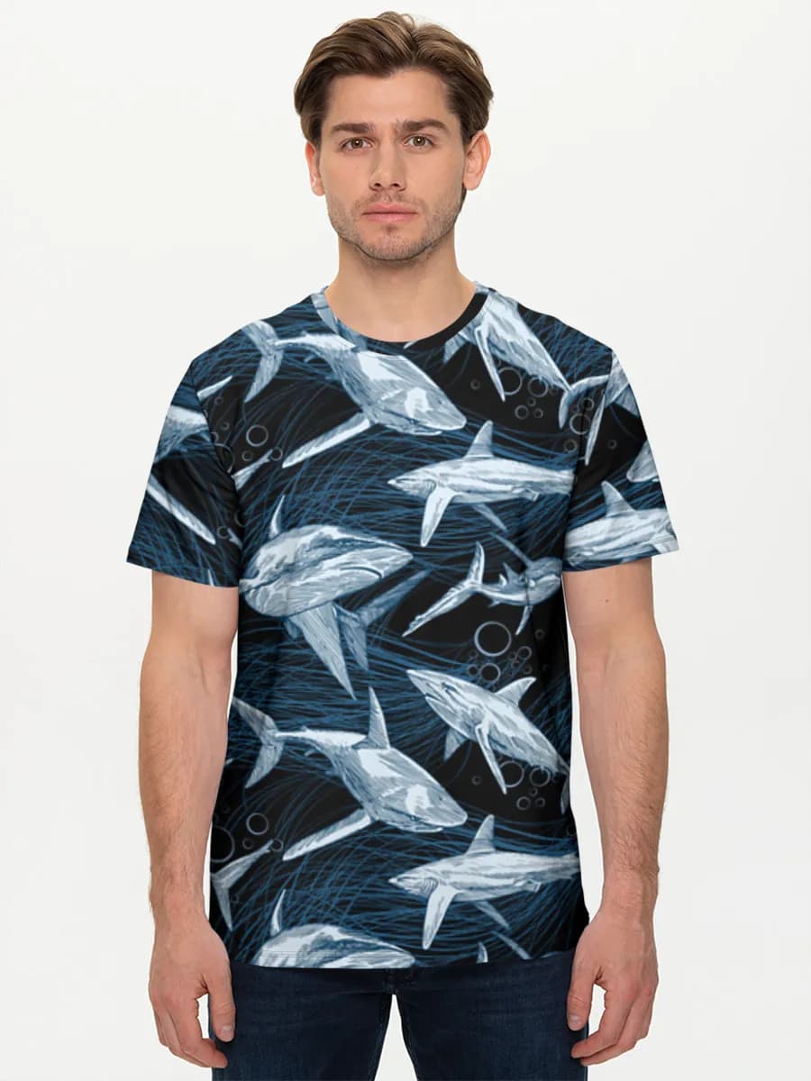 Men's basic cotton T-shirt
