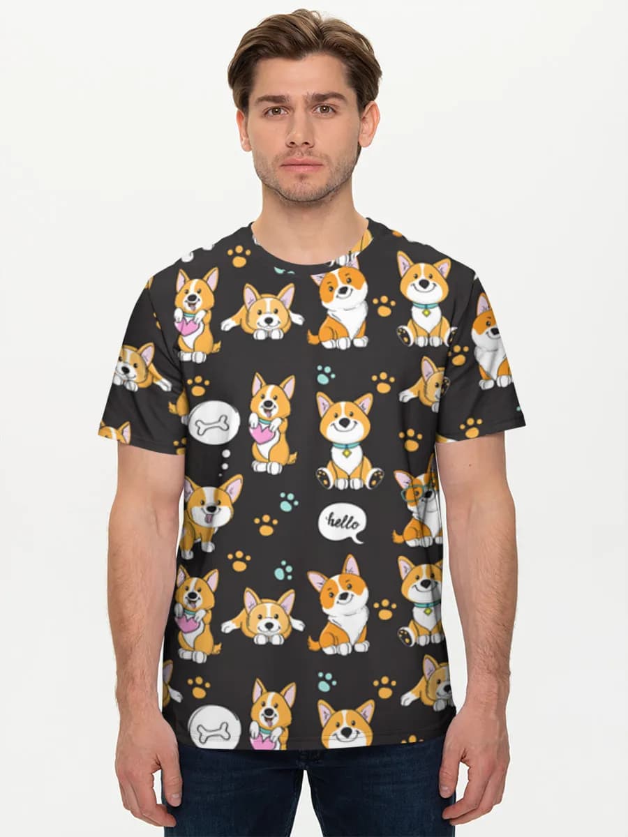 Men's basic cotton T-shirt
