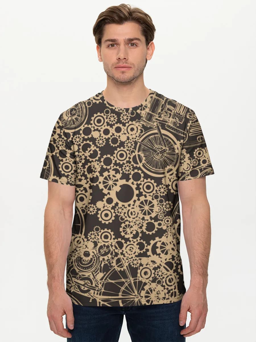 Men's basic cotton T-shirt