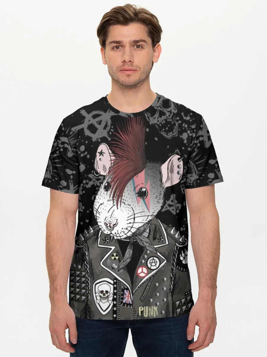 Men's basic cotton T-shirt