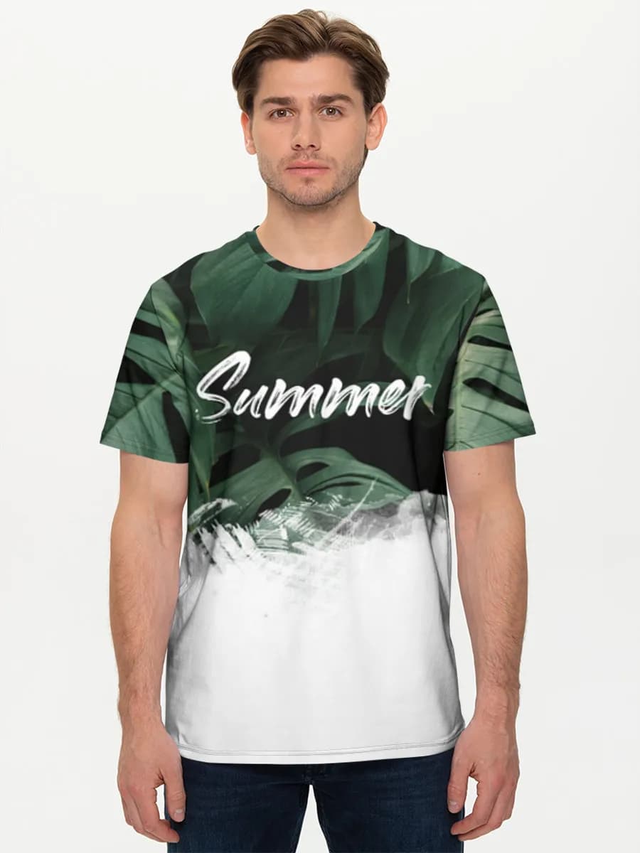 Men's basic cotton T-shirt