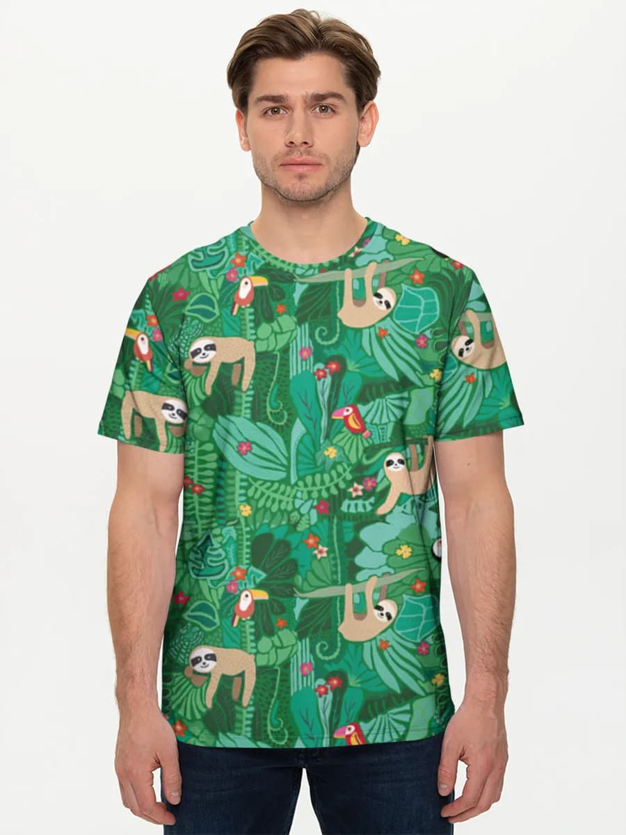 Men's basic cotton T-shirt