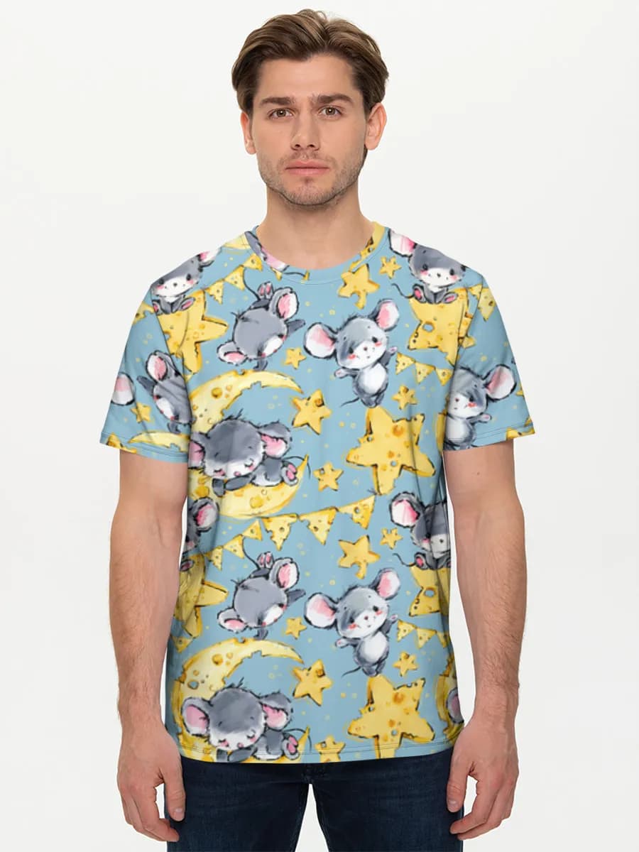 Men's basic cotton T-shirt