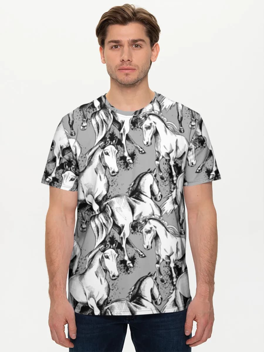 Men's basic cotton T-shirt