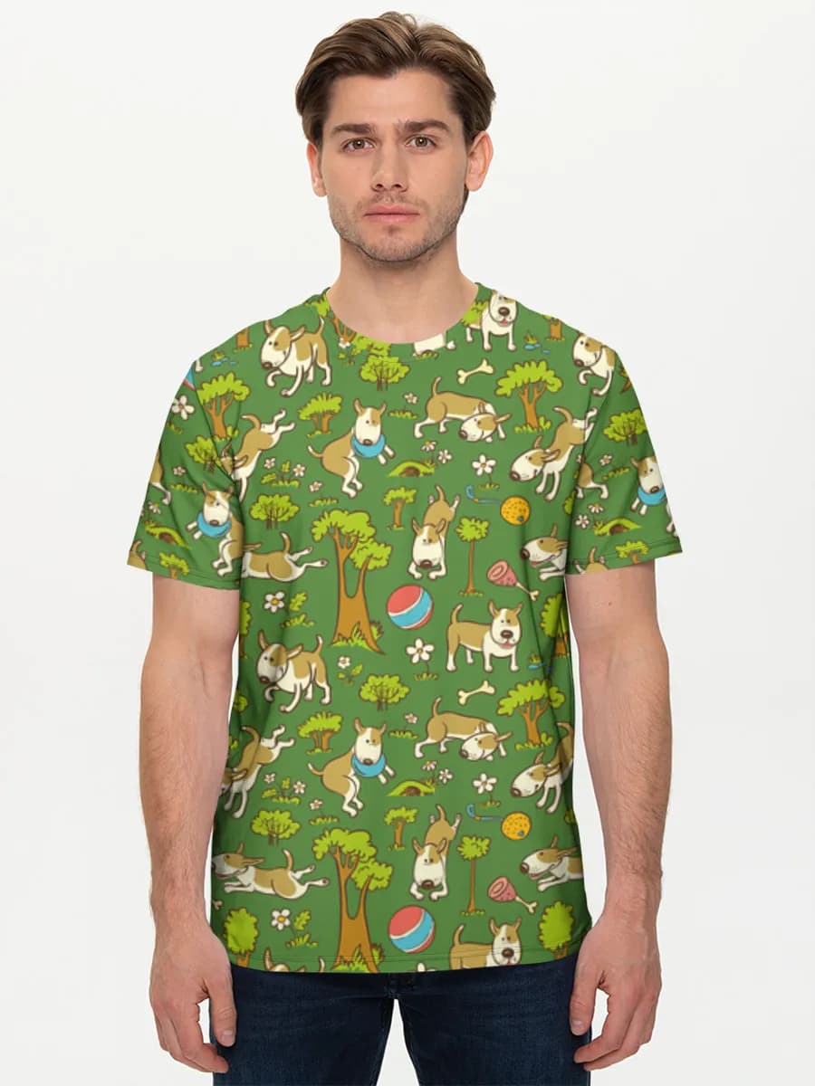 Men's basic cotton T-shirt