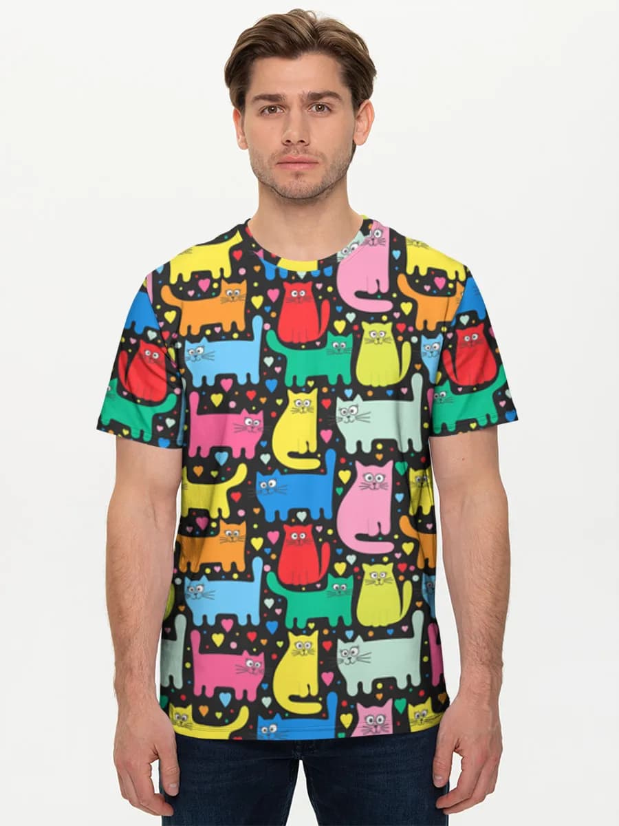 Men's basic cotton T-shirt