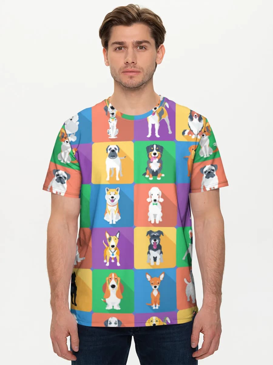 Men's basic cotton T-shirt