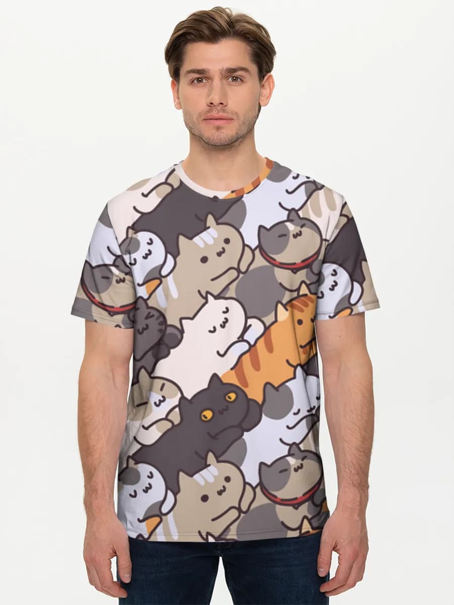 Kawaii Cat Pile