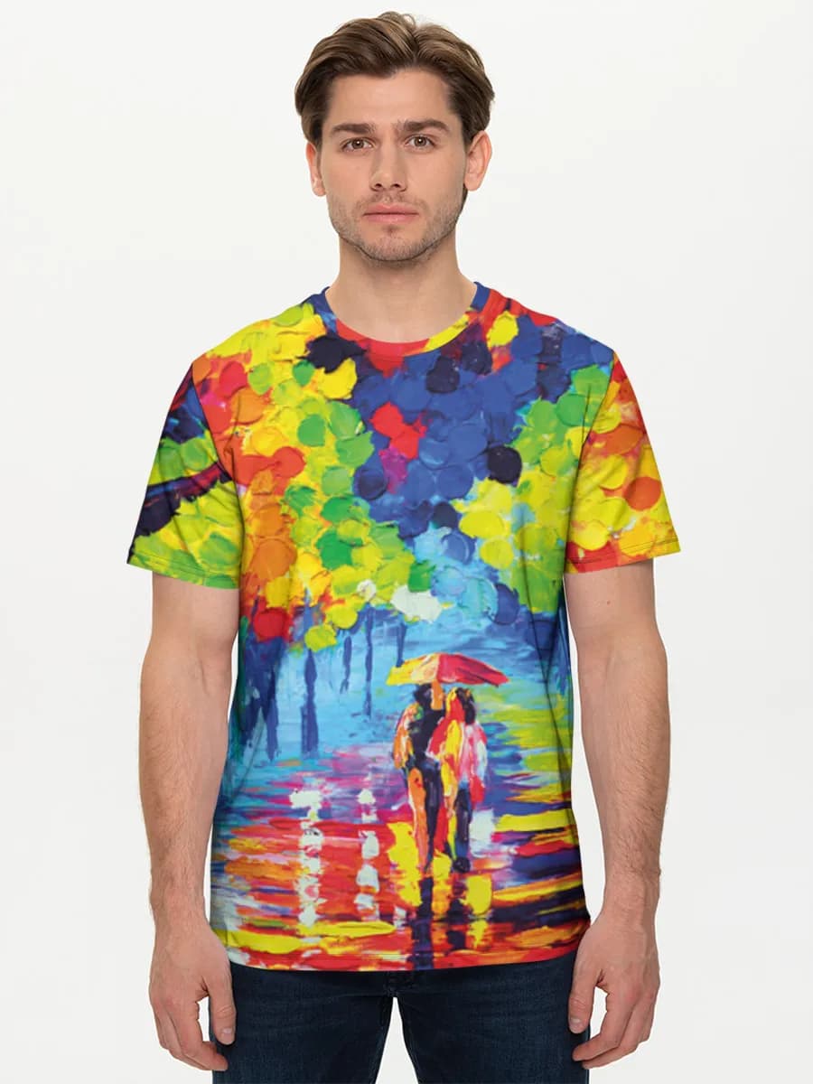 Men's basic cotton T-shirt