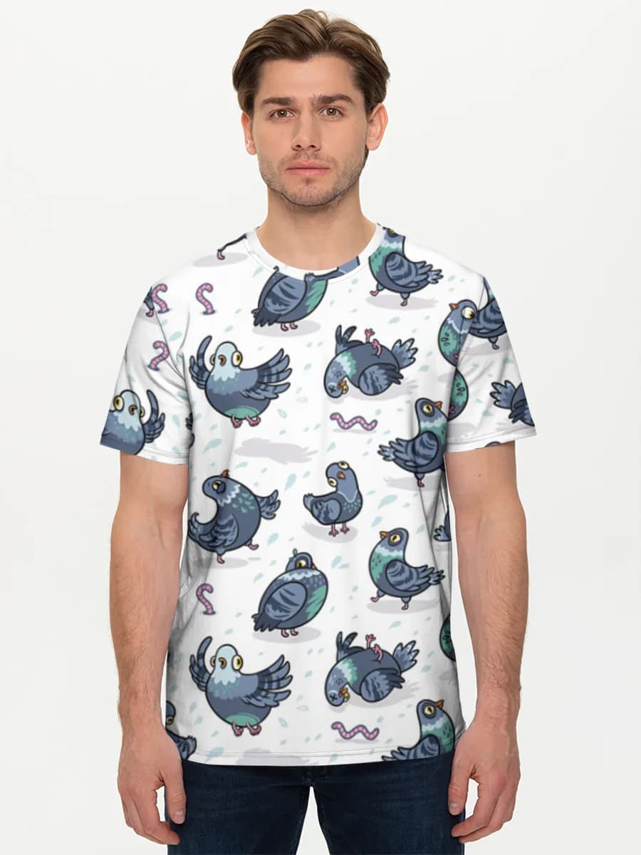 Men's basic cotton T-shirt