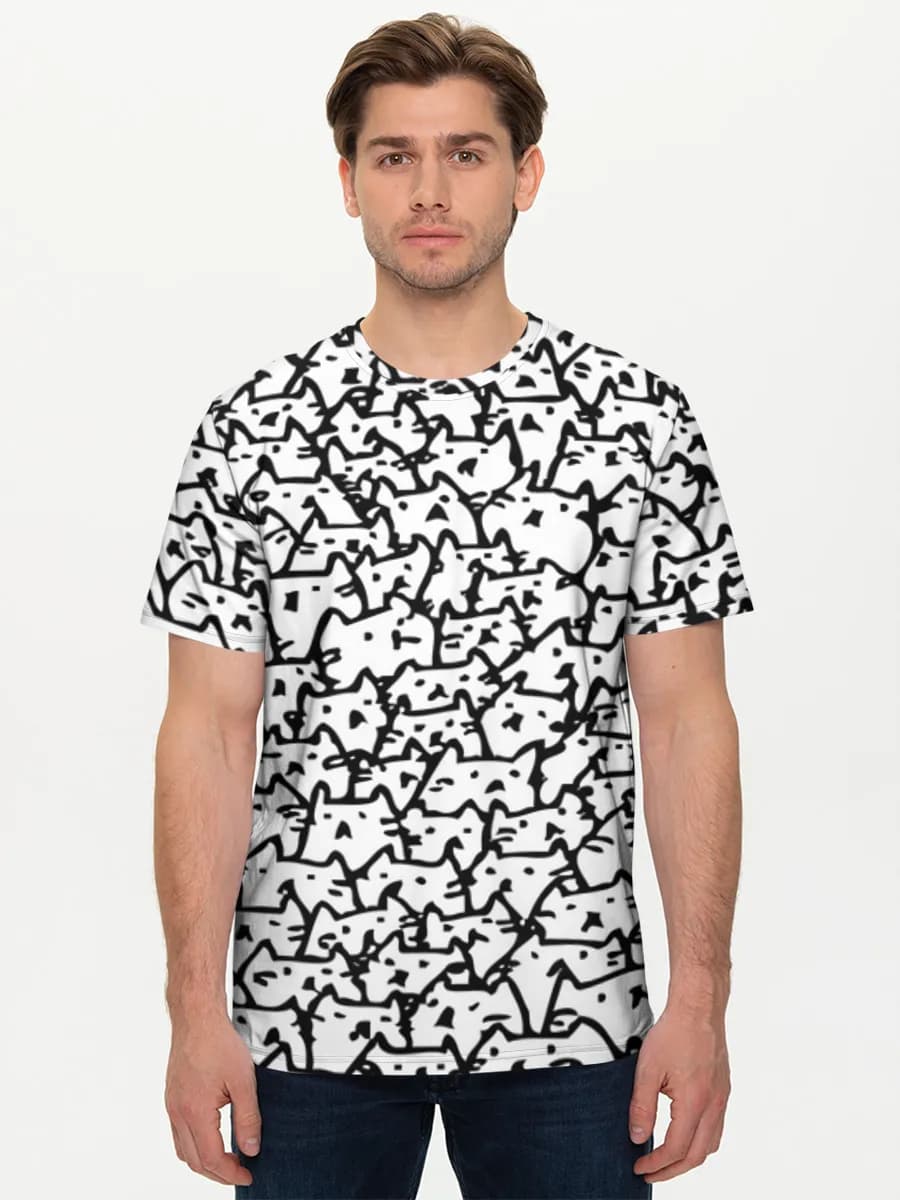 Men's basic cotton T-shirt