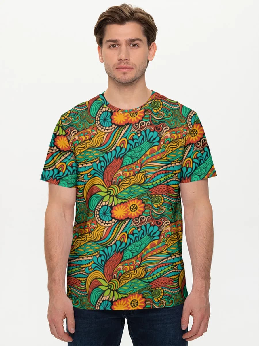 Men's basic cotton T-shirt