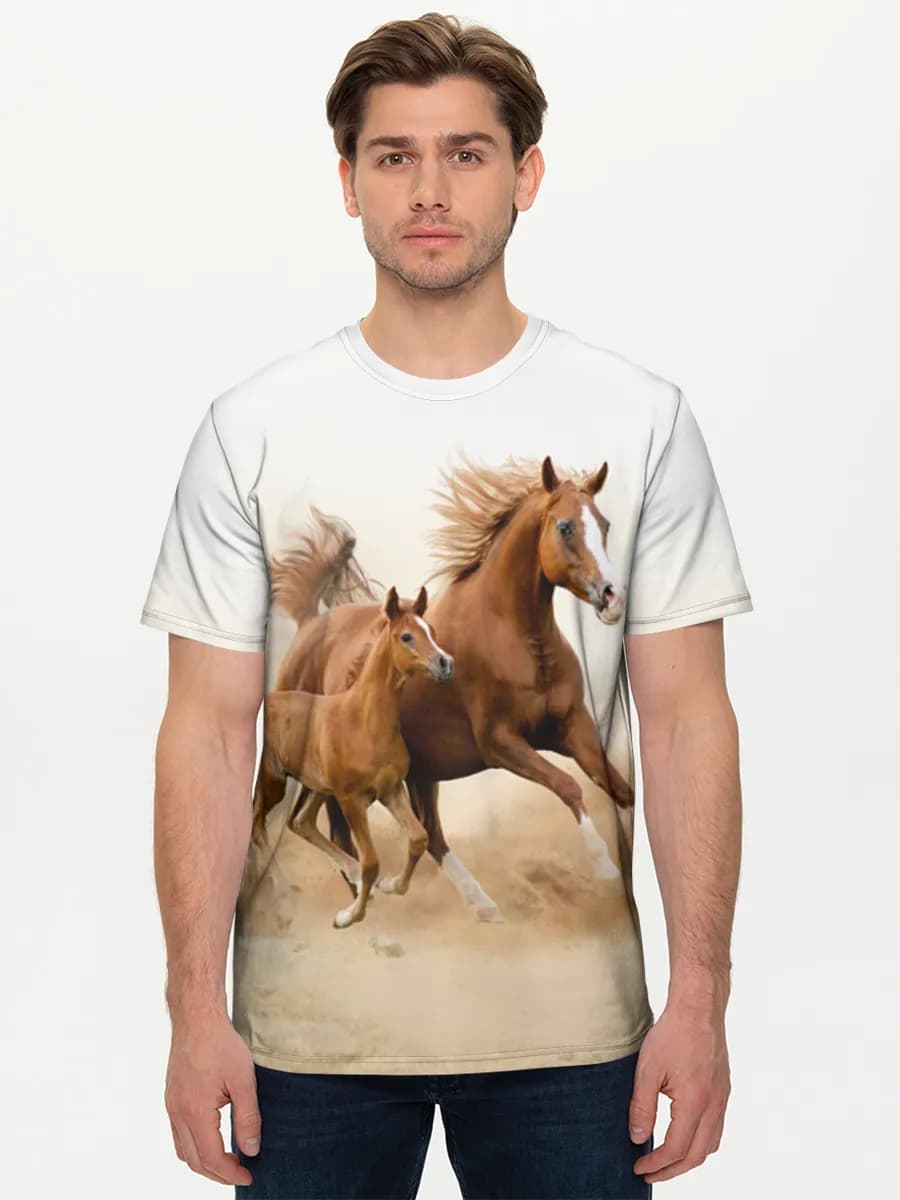 Men's basic cotton T-shirt