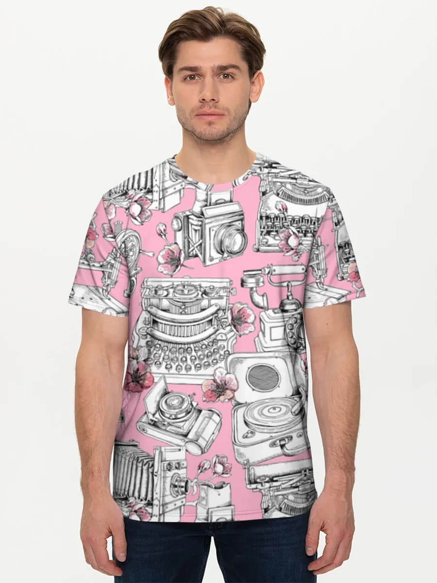 Men's basic cotton T-shirt