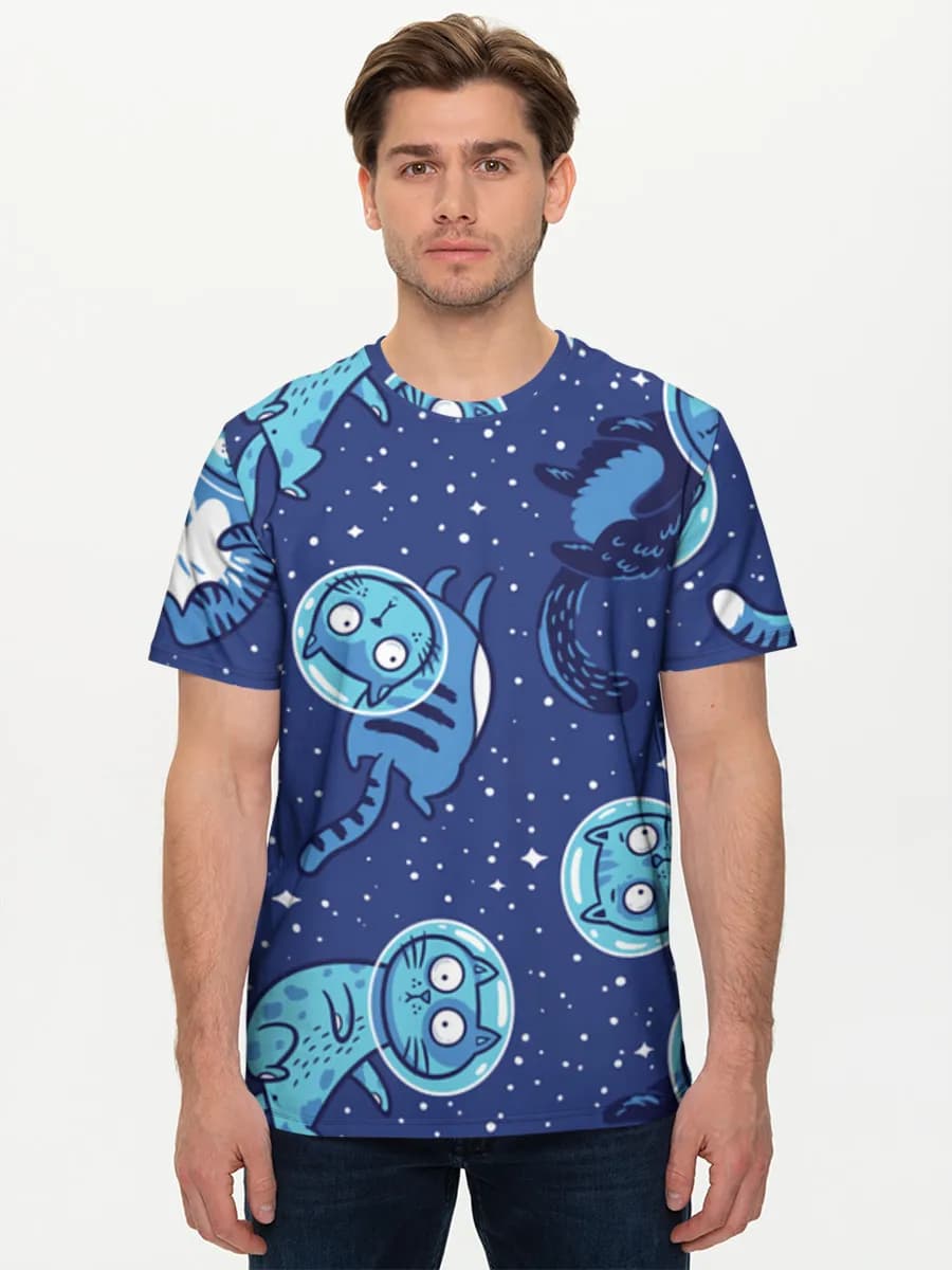 Men's basic cotton T-shirt