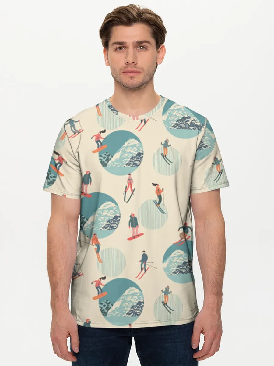 Men's basic cotton T-shirt