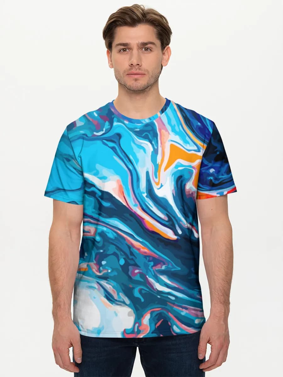 Men's basic cotton T-shirt