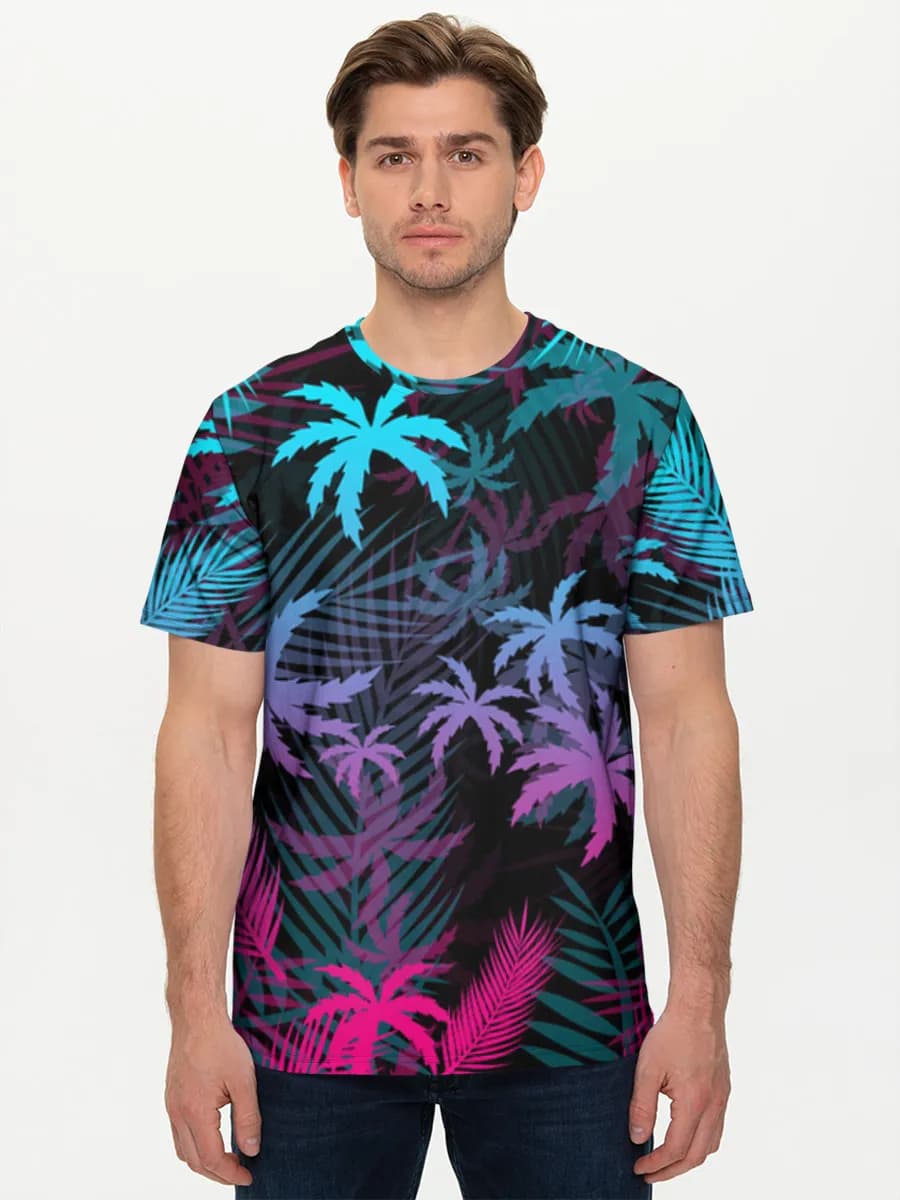 Men's basic cotton T-shirt