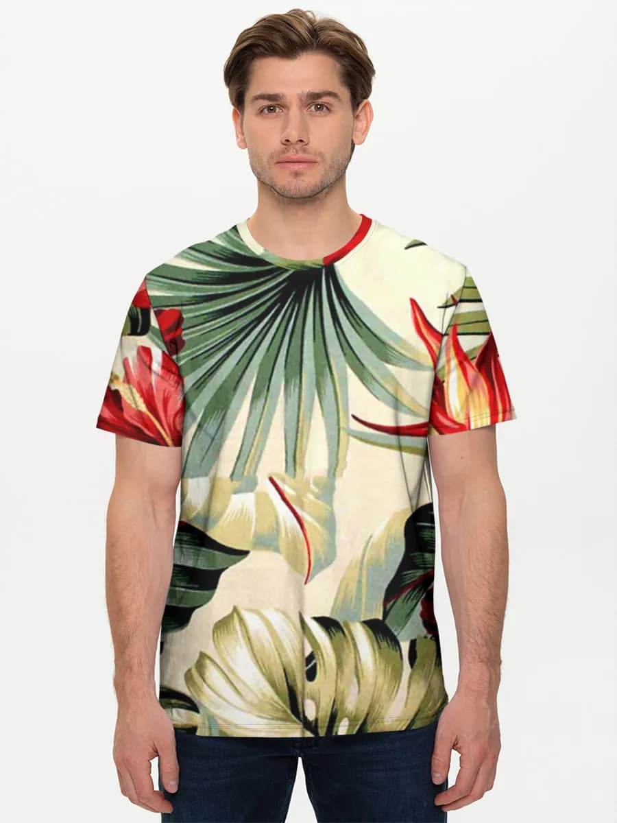 Men's basic cotton T-shirt