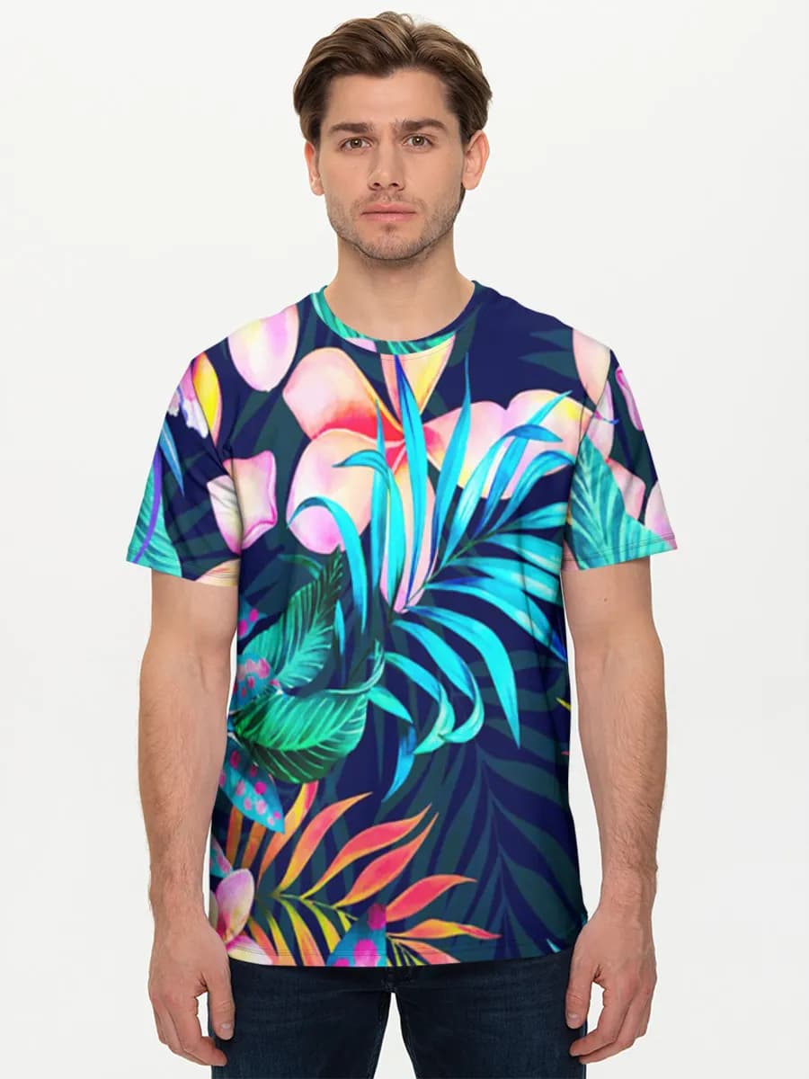 Men's basic cotton T-shirt