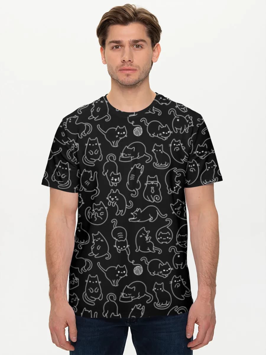 Men's basic cotton T-shirt
