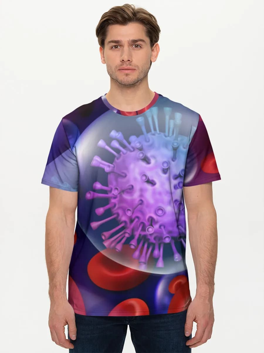 Men's basic cotton T-shirt