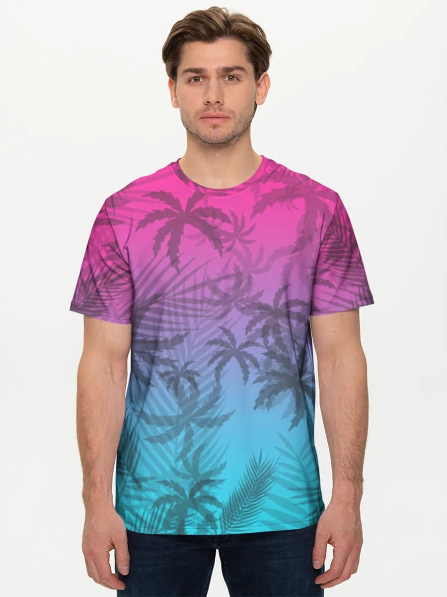Men's basic cotton T-shirt