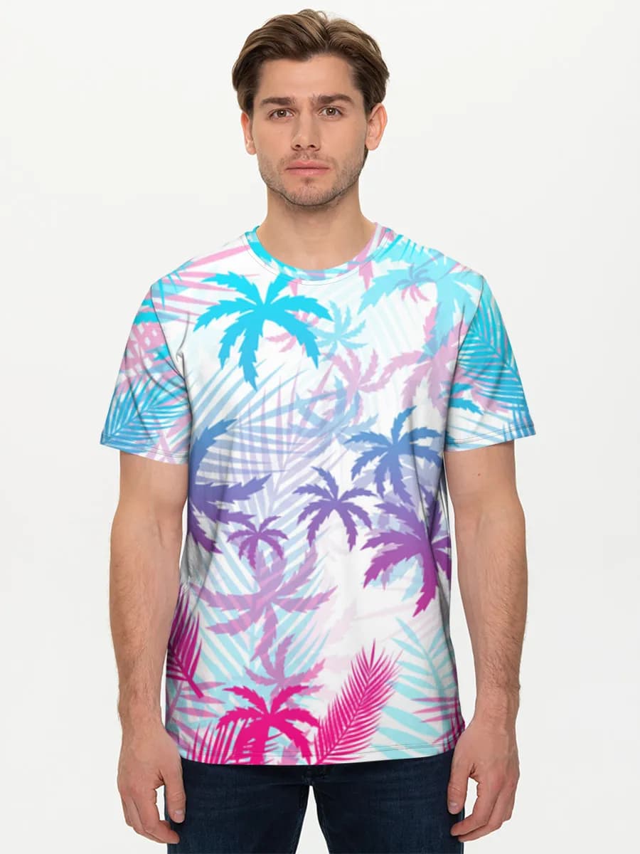 Men's basic cotton T-shirt
