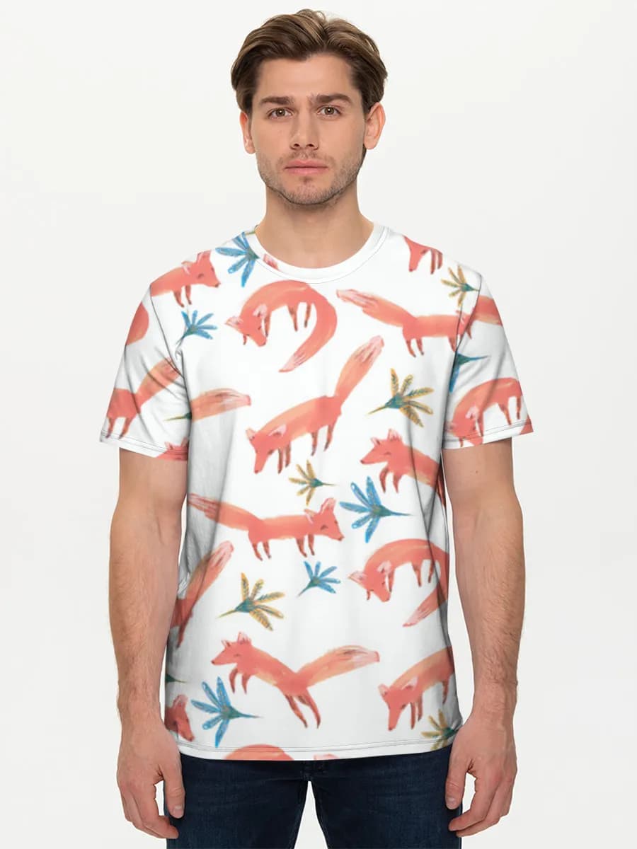 Men's basic cotton T-shirt