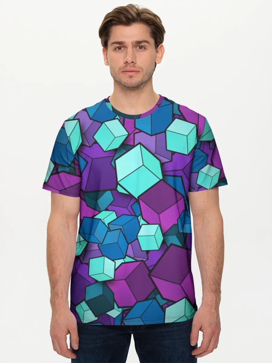 Men's basic cotton T-shirt