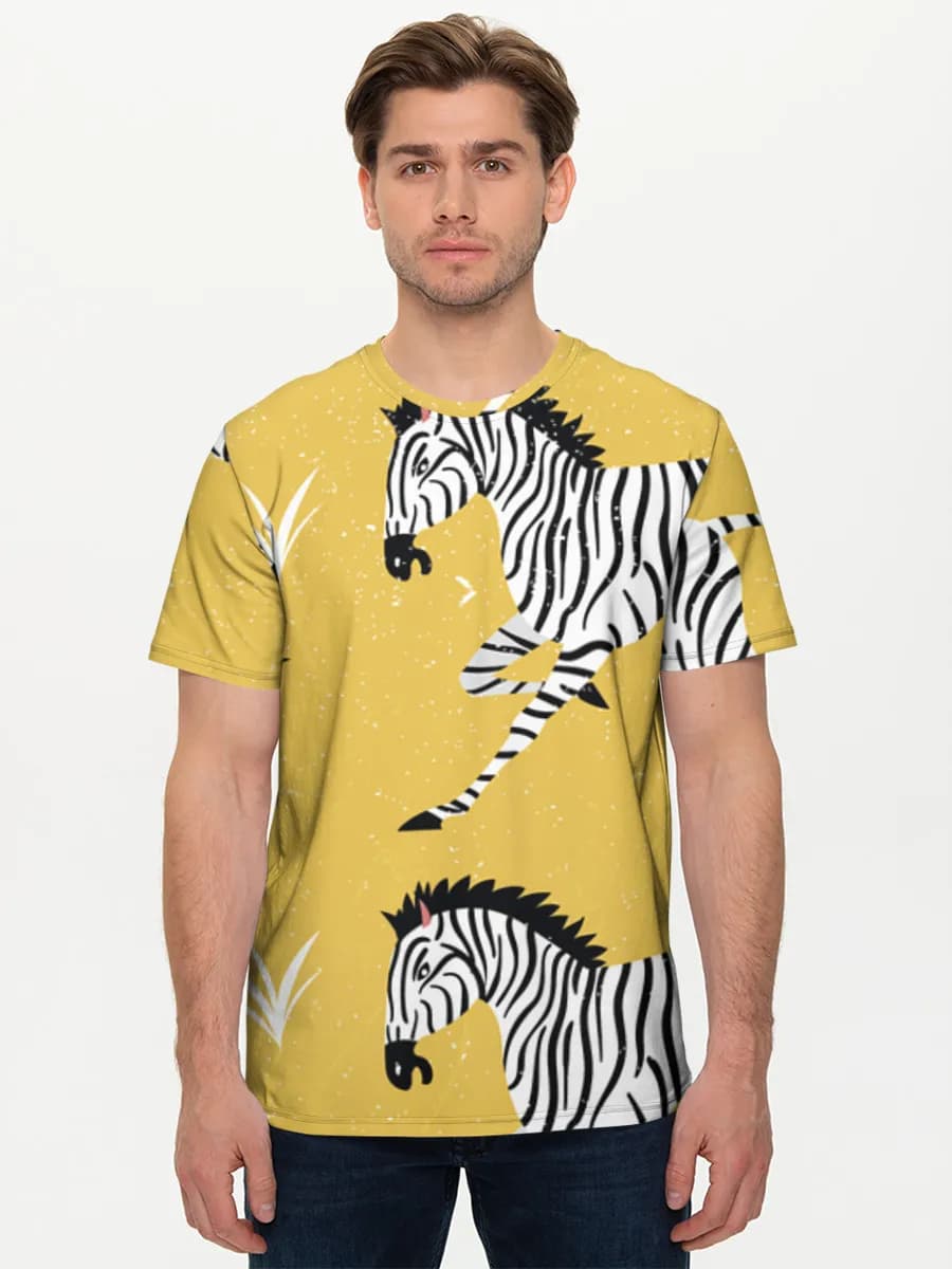 Men's basic cotton T-shirt