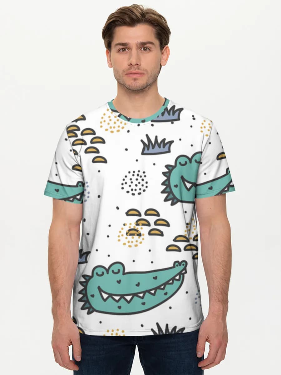 Men's basic cotton T-shirt