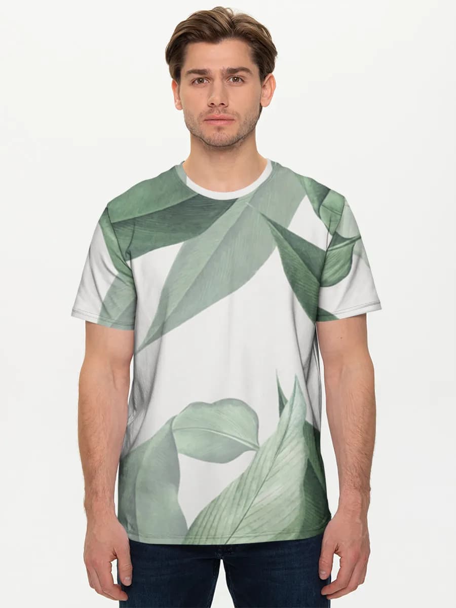 Men's basic cotton T-shirt