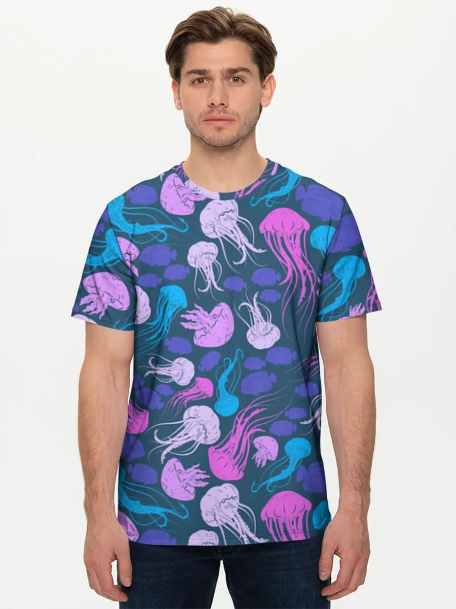 Men's basic cotton T-shirt