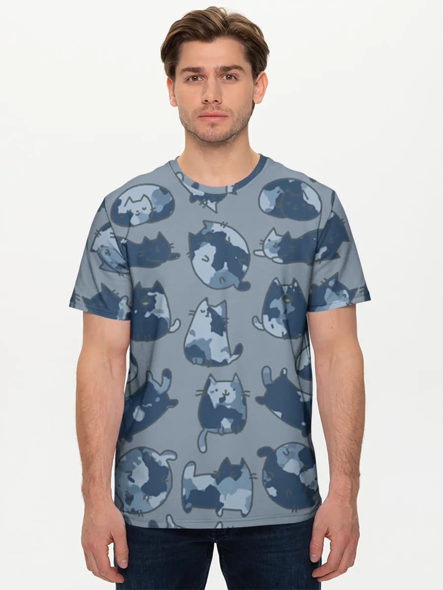 Men's basic cotton T-shirt