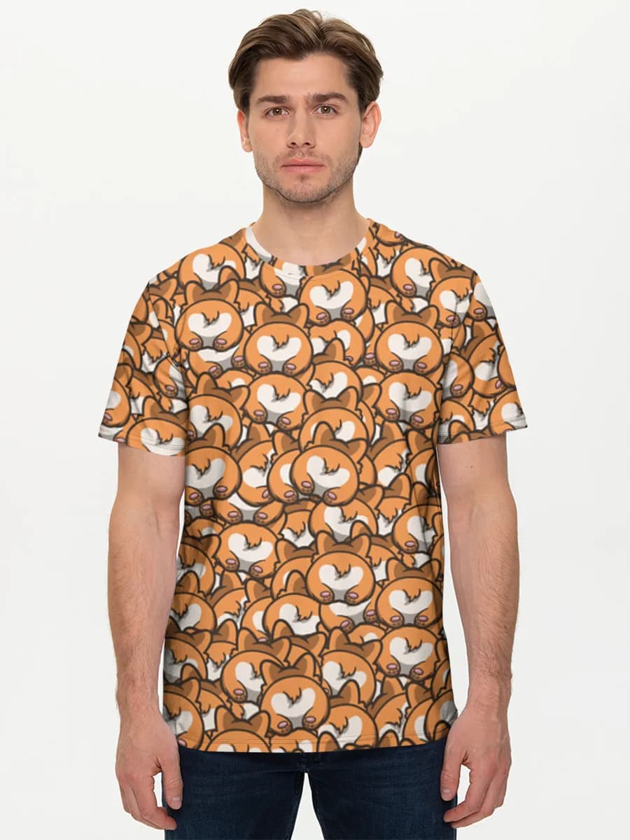 Men's basic cotton T-shirt