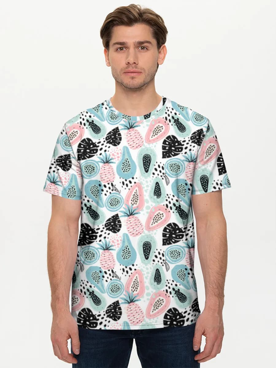 Men's basic cotton T-shirt