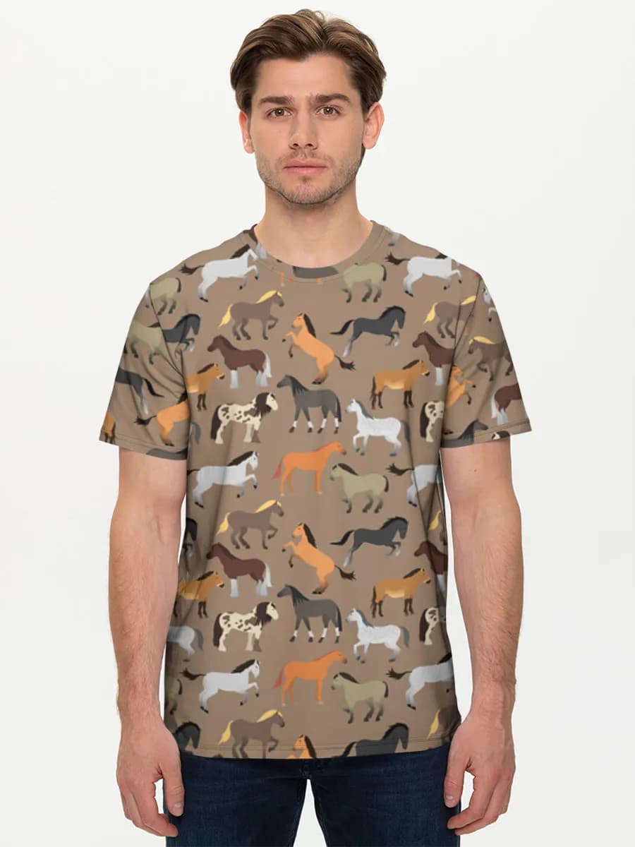 Men's basic cotton T-shirt