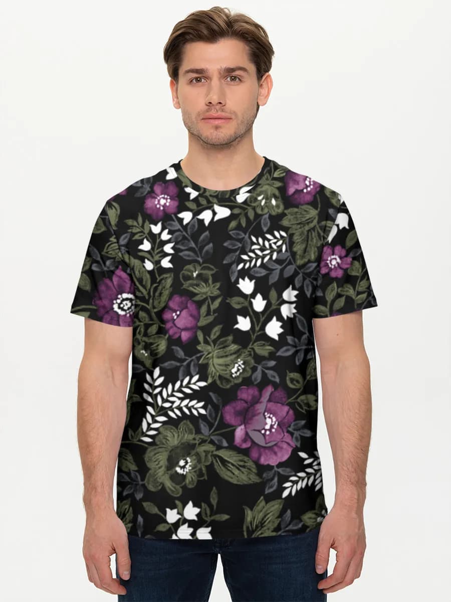 Men's basic cotton T-shirt